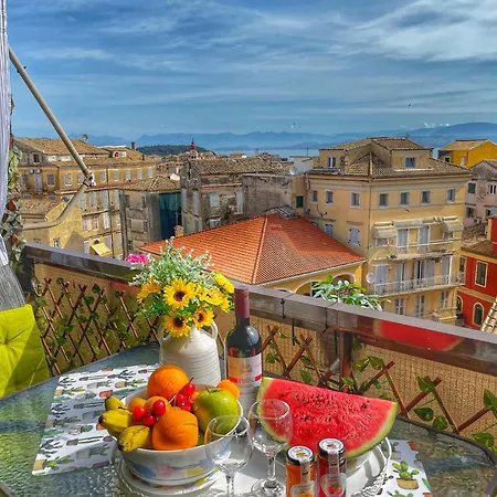 Corfu Panoramic View All The City Exterior photo