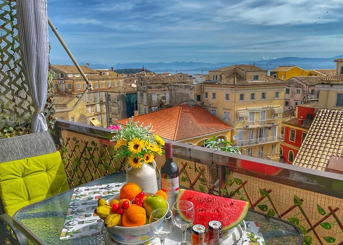 Corfu Panoramic View All The City